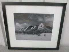 Erin Rydon " Winter Wonderland - Boulder Co. " Signed - Framed & Matted Picture
