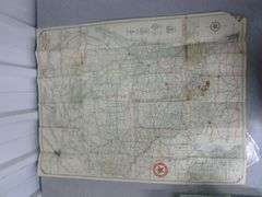 Vintage 1931 Texaco - Wisconsin Road Map