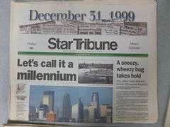 Collectible December 31st 1999 Star Tribune Minneapolis Turn Of The Century Newspaper