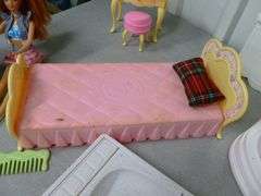 Large Group Of Doll Furniture / Accessories / Barbie Dolls