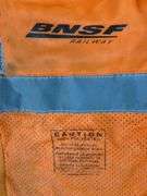 Group Of (3) Burlington Northern / Santa Fe Men's Work Shirts / Vest Size Medium / Large