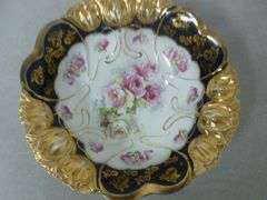 Antique IPF Germany Hand Painted Porcelain Serving Bowl