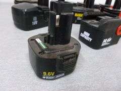 Group Of (12) Used Power Tool Batteries
