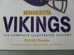 Large Collectible Star Tribune - Minnesota Vikings Hardcover Picture Book