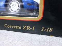 New Collectible Maisto 1992 Corvette ZR-1 Special Edition - 1:18 Scale Die Cast Metal Car