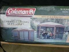 Coleman Instant Screen Canopy Tent - 12 Ft x 10Ft