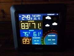 LaCrosse Technology Weather Station With Outdoor Devise Model TX 144W