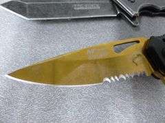 (2) Large Collector Pocket Knives - MTech USA Ballistic / Tac Force - 8" L