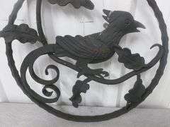 Cast / Wrought Iron Wall Decoration - 12" Diameter