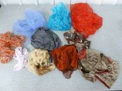 Large Group of Women's Scarves Including Vintage