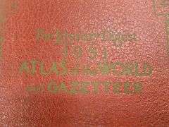 (2) Vintage Atlas of The World and Gazetters 1923 / 1931