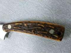 Schrade USA Uncle Henry No. 152 UH Knife With Sheath - 7.5" H
