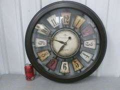 Large First Time Manufacturing - Anniversary Edition Battery Operated Wall Clock - 23" Diameter