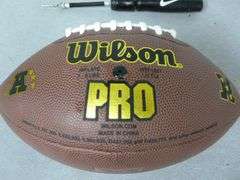 Wilson Pro NFL Football With Hand Air Pump