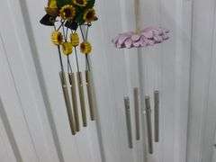 (2) Small Scale Wind Chimes - 10" L