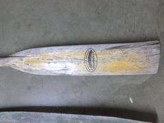 (2) Wooden Oars For Decor - 77.5" L
