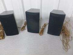 Group Of (5) - 6.5" Surround Speakers With Wire