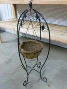 Hanging Planter Stand - Metal - 17.5" x 17.5" x 40" H