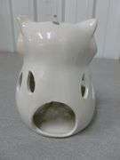 Nice Ceramic Owl Candle Lantern - 7.5" H