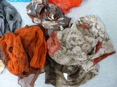 Large Group of Women's Scarves Including Vintage