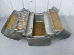 Vintage Fenwick Aluminum Fishing Tackle Box