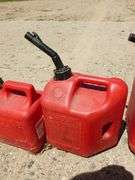 (4) Poly Gas Cans