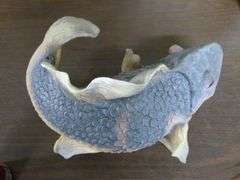 Large Universal Statuary Koi Fish Rock Garden / Fish Pond Decoration - 15" L