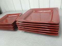Pier 1 Imports (12) Piece Square Plate Set