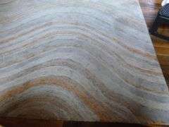 Beautiful Large Kaleen Floor Rug - Marble Pattern 95" x 132" L