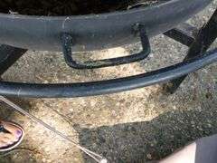 Large River Grille Wood / Charcoal Fire Pit / With Fire Pit Grill Assembly