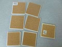 Group Of (7) Tile Coasters - Agate Themed / Route 66