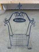 Welcome - Rod Iron / Metal Floor Decoration / Stand