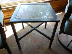 Nice (4) Piece Metal Framed Patio Set
