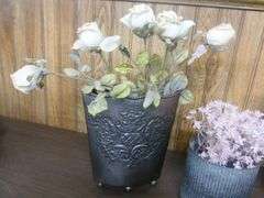 Group Of (5) Artificial Plant Decorations
