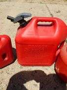 (4) Poly Gas Cans