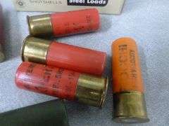 Remington Box Of (9) - 12 Gauge No. 4 Steel / (7) - Mixed Brand 12 Gauge Shells