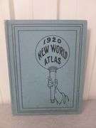 Vintage 1920 New World Atlas