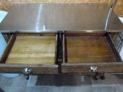 Nice Portable Laundry Room Work Table / with Stainless Top