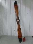 Large Wood Airplane Prop Themed Wall Decoration - 47.5" L - Neat Piece