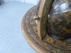 World Globe Themed - Wooden Mantle Decoration