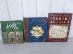 (3) Large Atlas / Map Hardcover Picture Books