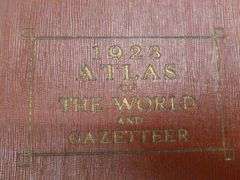 (2) Vintage Atlas of The World and Gazetters 1923 / 1931