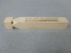 New Polar Express Wooden Train Whistle - 9" L