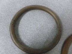 (3) Vintage Brass Bull Rings