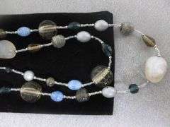 (3) Nice Faux Stone Themed Women's Necklaces
