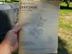 Nice Craftsman E-Z Steer / Gas Snowblower