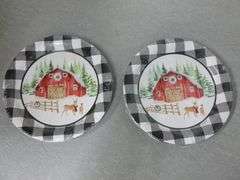 Group Of Nice Christmas Items - Fireplace Mantle Runner / Tree Squirt / Pillow Covers / Rug - Relate