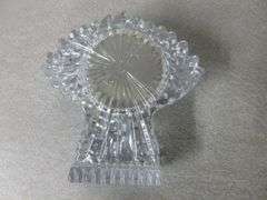 Crystal Clear Battery Operated Dresser Clock - 4.5" H