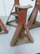 Group Of (4) Steel Jack Stands