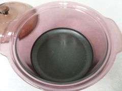 Large Visions 5 Liter Purple Glass Kettle With Lid